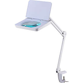 Actiumplus luplampe med lysdæmper - hvid