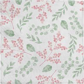 Windsor mønstrede servietter 33x33 cm 20-pak