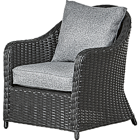 Albany loungestol - sort