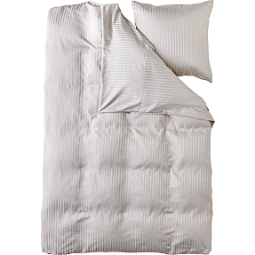 Mikrofiber sengetøj 140x220 cm - dobby grå