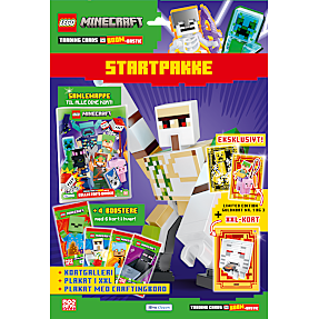 Lego Minecraft samlekort startepakke