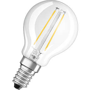 Osram LED kronepære 2,5W - varmt hvidt lys