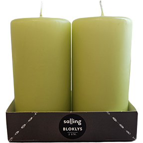 Salling bloklys 5x10 cm 2-pak - limegrøn