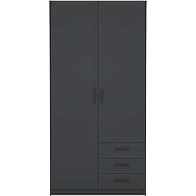 Sprint garderobeskab - grå