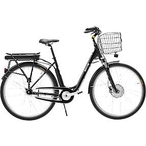 SCO Premium E-Stylish dame elcykel 28" 11,6AH - sort