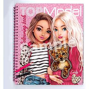 TOPModel Leoheart malebog m. pailletter