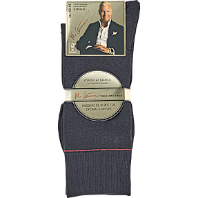 Mads Christensen herre strømper str. 40/45 - sort