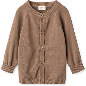 Tiny One baby cardigan str. 62 - brun
