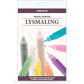 Lysmaling - pastelfarver