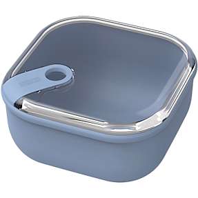 Rotho Ela madopbevaring firkantet - lyseblå (1L)