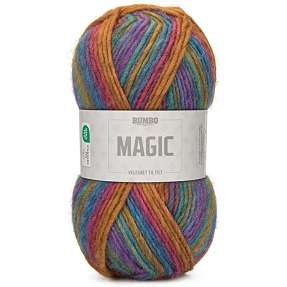 Bumbo Magic Uldgarn -  Blå, Turkis, Rød, Gul 901