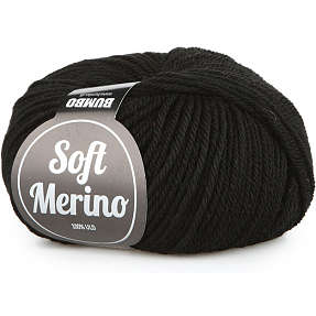 BUMBO Soft Merino Uldgarn - Sort 114