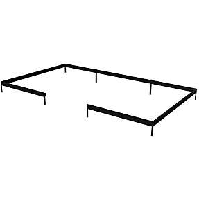 Juliana Jubii fundament 15,0 m² - sort