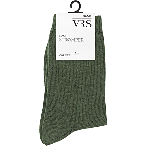 VRS dame strømper str. onesize - grøn