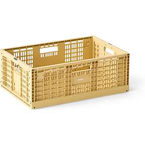 Opbevaringskasse - honey yellow