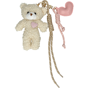 CBYH dame nøglering - beige