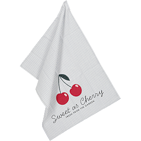 Salling Trend viskestykke - kirsebær