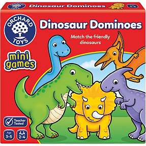 Orchard Toys Dinosaur Dominoes mini spil