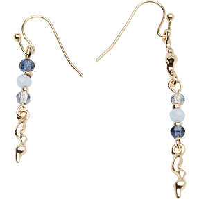 CBYH dame ørehænger med vedhæng - guldfarvet