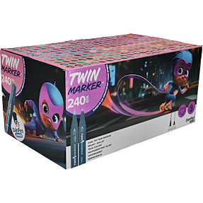 Danpen Junior Twinmarkers 240 stk m. brush+bullet