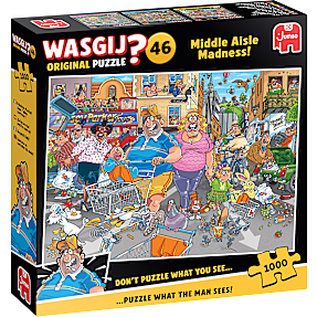 Wasgij indkøbstur puslespil - 1000 brikker