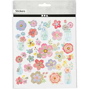 Klistermærker - Blomster