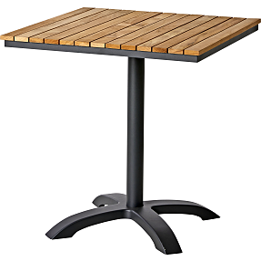 Mood cafébord - antracit/teak