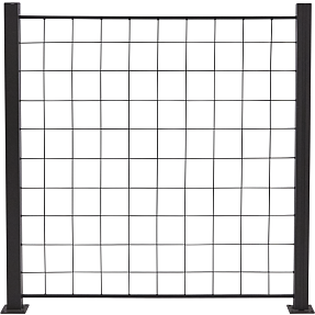 Nordic espalie til glashegn - antracitgrå