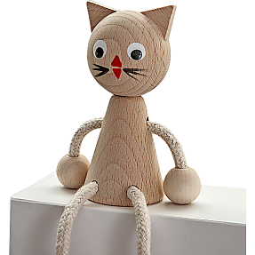 Woods of Copenhagen træfigur kat