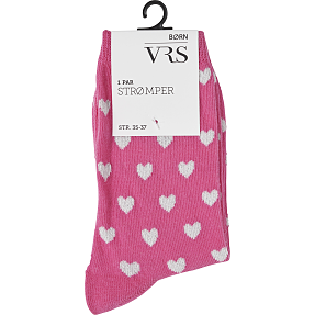 VRS børne strømper str. 35/37 - printet