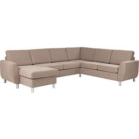 Madrid Nordic vendbar hjørnesofa med chaiselong - taupe