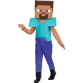 Minecraft Steve kostume str. M
