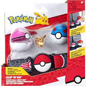Pokemon Clip 'n Go bælte - flere varianter - assorteret