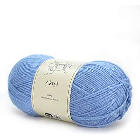 Salling akrylgarn - lyseblå 6836