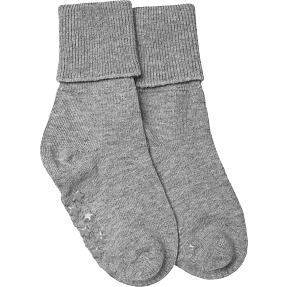 VRS baby 2-pak ABS strømper str. 17/19 - grå melange