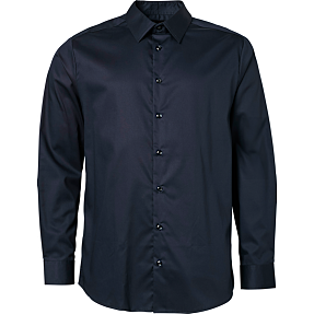 VRS herre regular fit skjorte str. L - mørkeblå