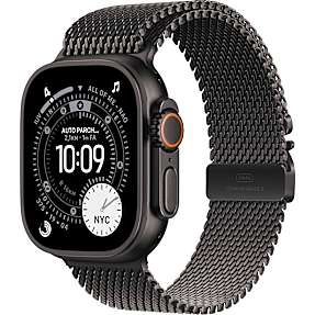 Apple Watch Ultra 3 (2025) GPS + Cell 49 mm - Black Titanium - Black Titanium Milanese Loop  M