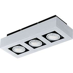 Loke LED loftlampe - børstet stål