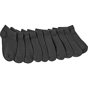 VRS børne 10-pak footies str. 26/30 - sort
