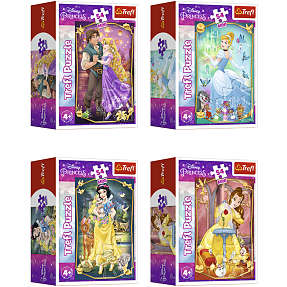 Trelf prinsesse puslespil 54 brikker – flere varianter - assorteret