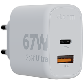 Xtorm GaN2 Ultra oplader 67w - hvid