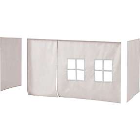 Spiloppe forhæng 70x160 cm - beige