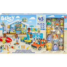 Bluey legesæt mega ferie strandhus