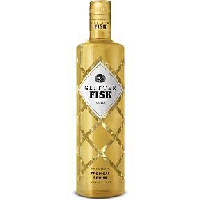 Glitter Fisk Gold
