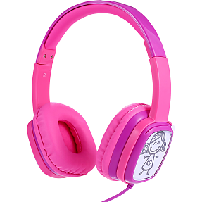 Kidio over-ear børnehøretelefoner - lyserød