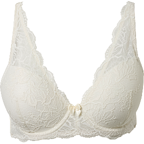 VRS dame BH str. B75 - hvid