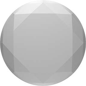 Smartphone PopSockets med standerfunktion - metal diamond silver