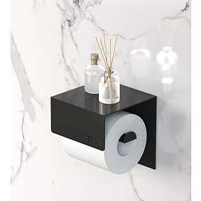 T&B toiletrulleholder - mat sort
