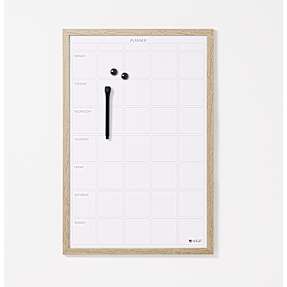 NAGA magnetisk ugetavle 40x60 cm - hvid