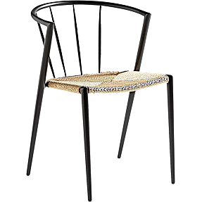 Kizon spisebordsstol - sort